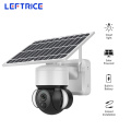 Low Power Floodlight Battery PTZ Surveillance Solar Camera